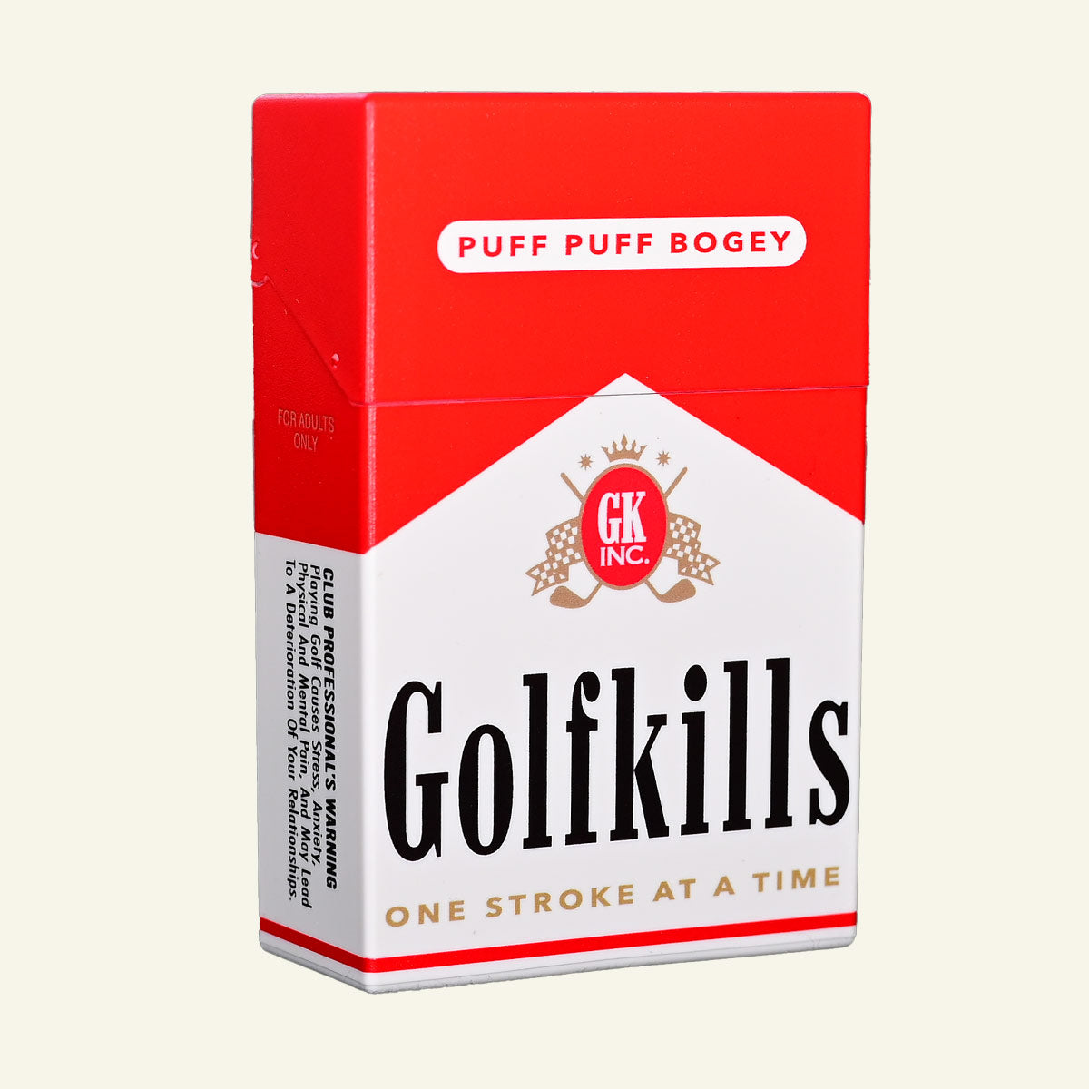 cigarette golf tees Golfkills Box and Tee set