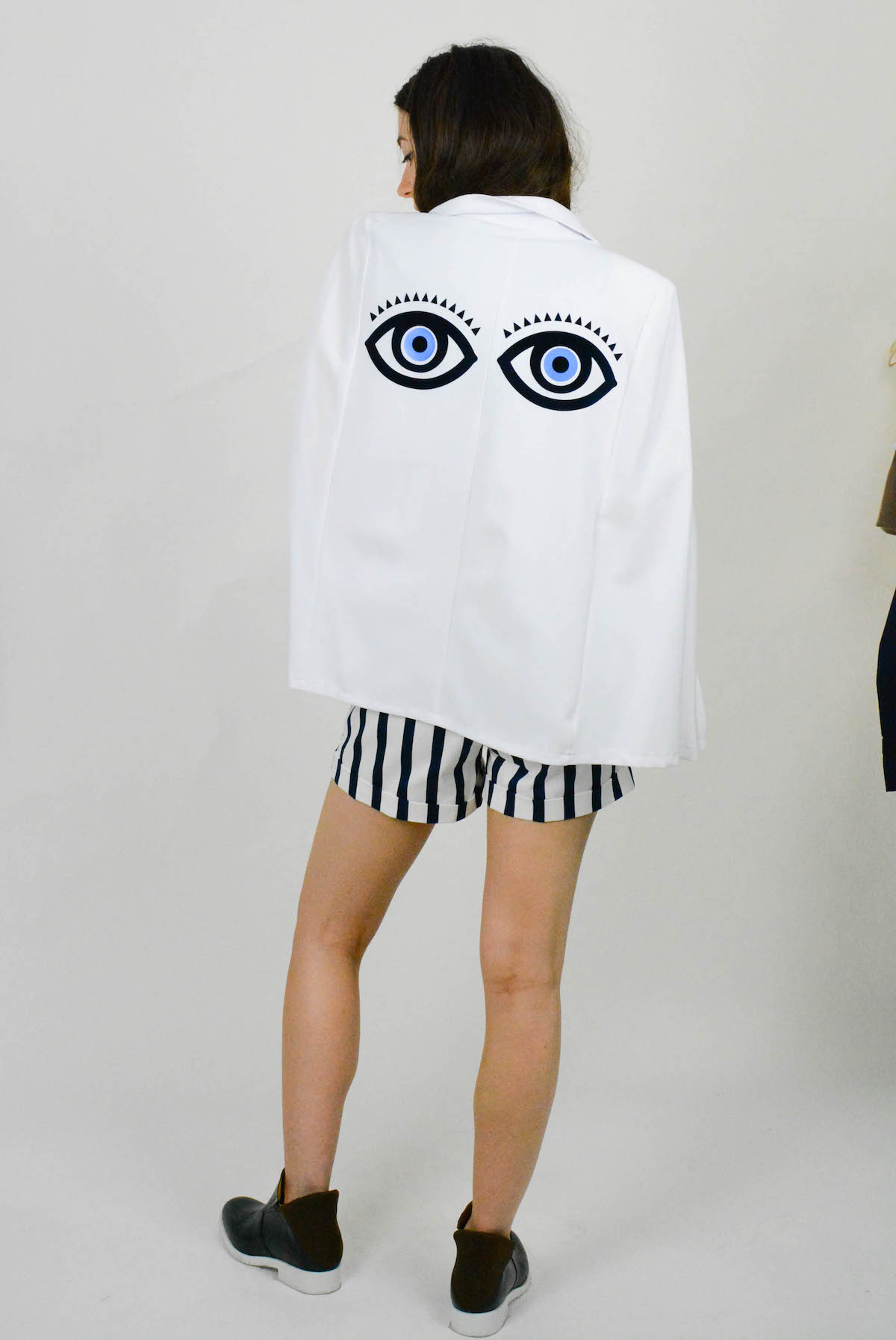 Evil Eye Cape Blazer