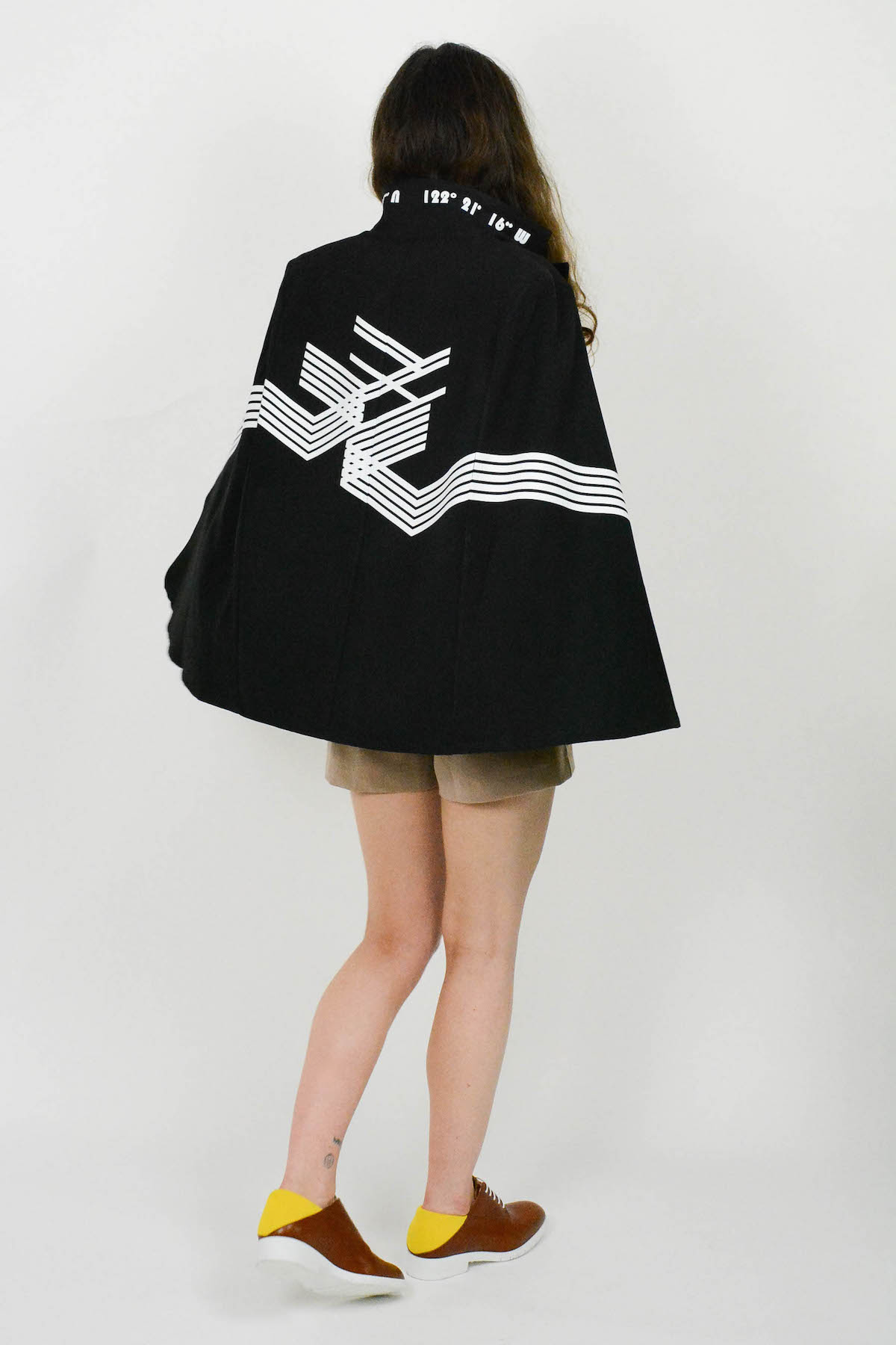 Abstract Cape Blazer