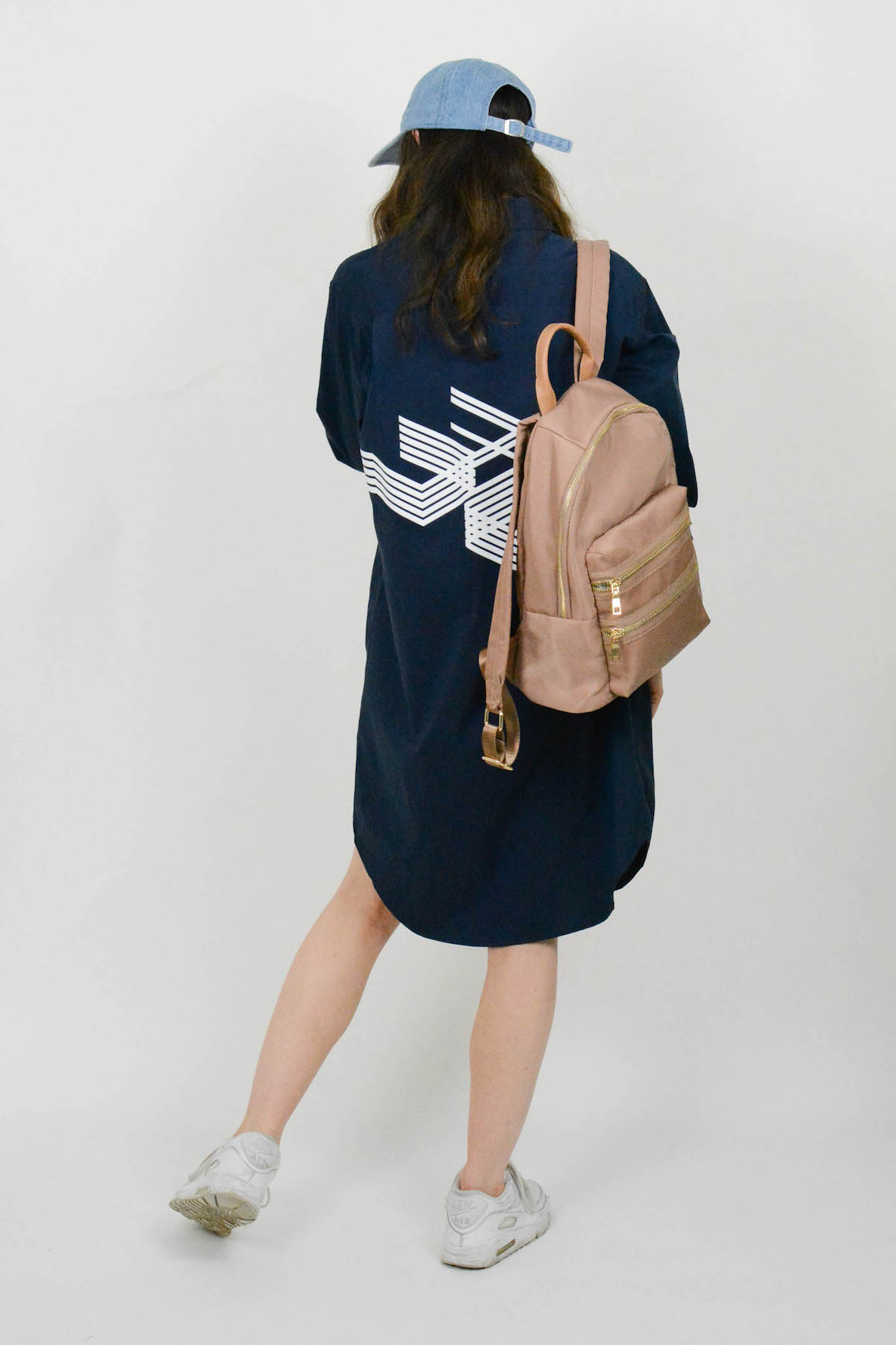 Abstract Shirt Dress