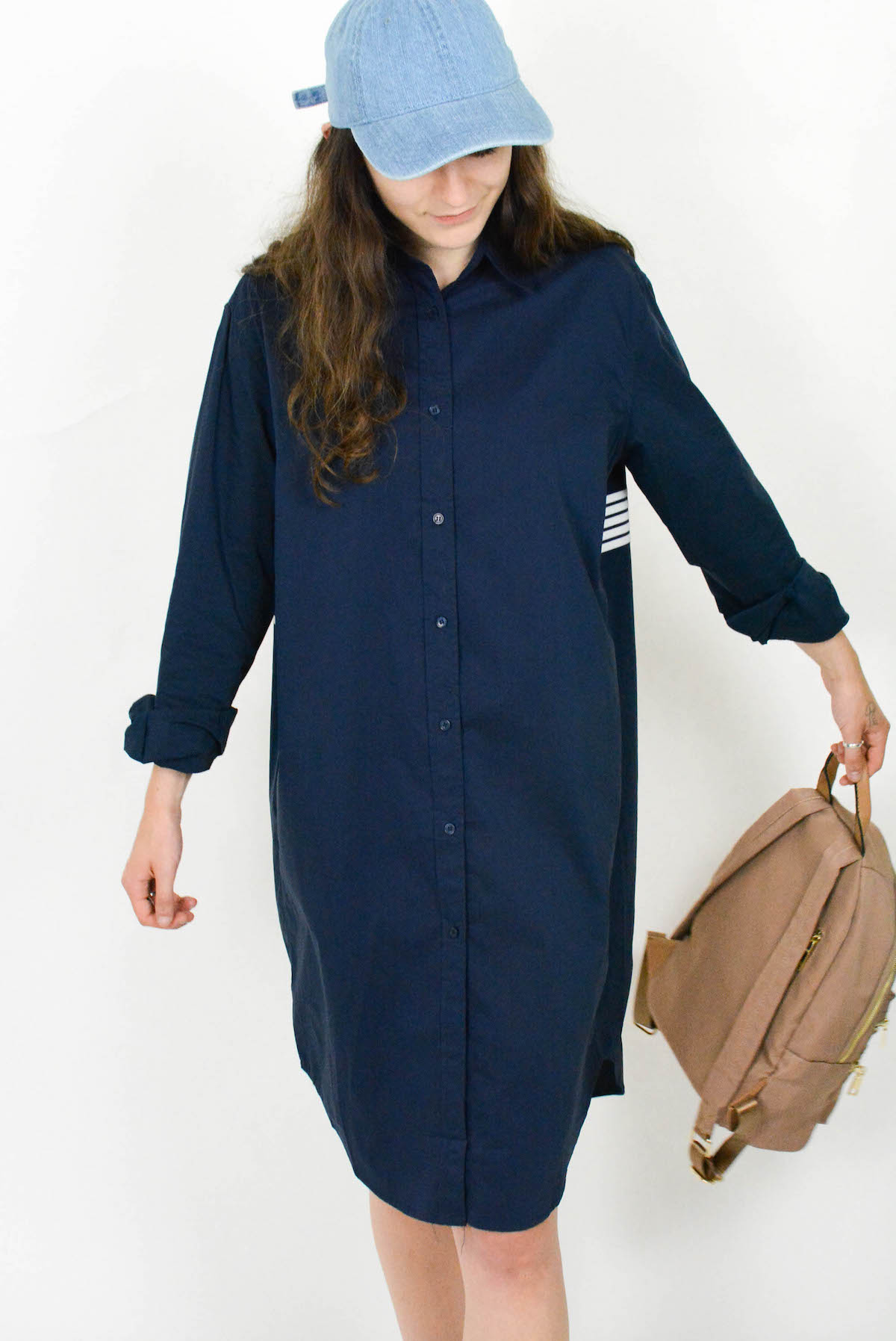 Abstract Shirt Dress