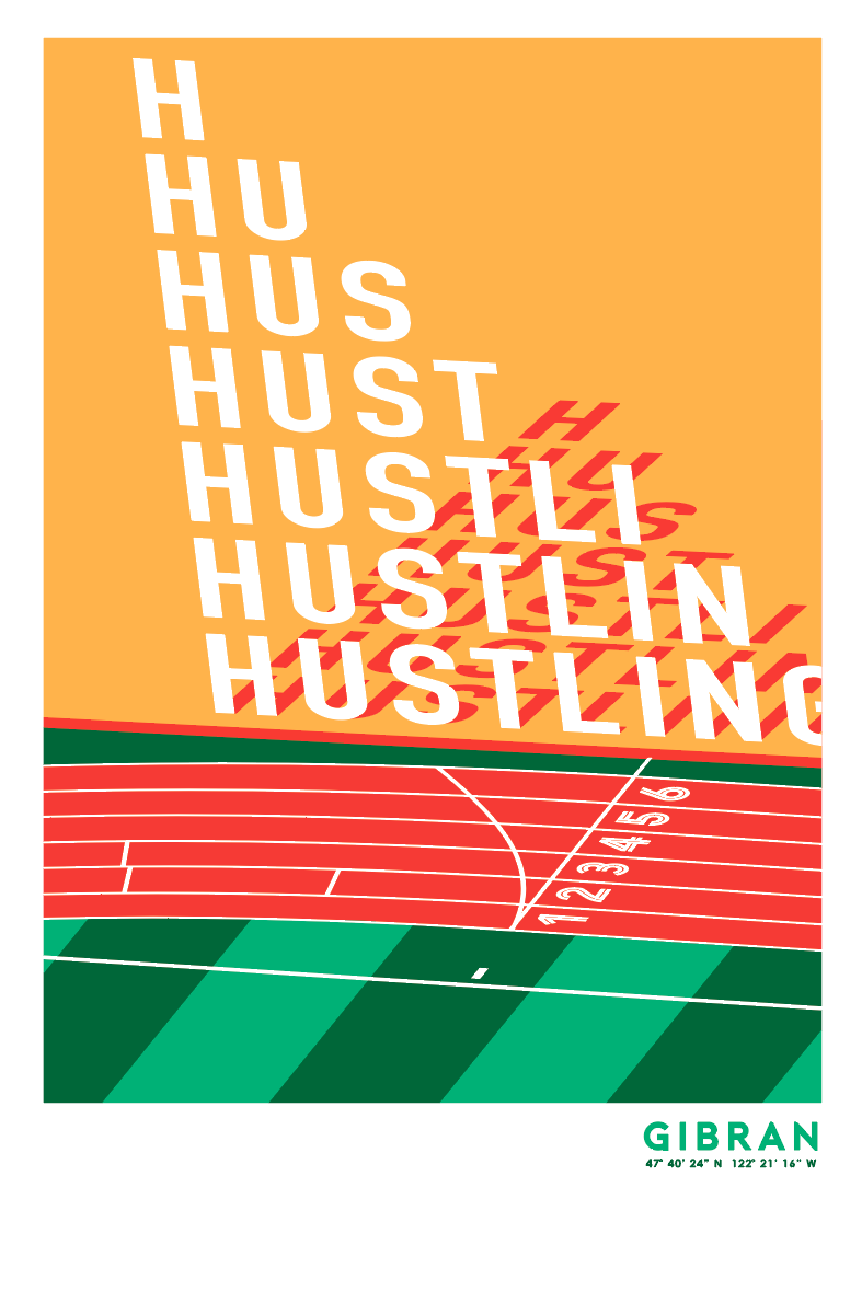 Hustling Womens Hoodie