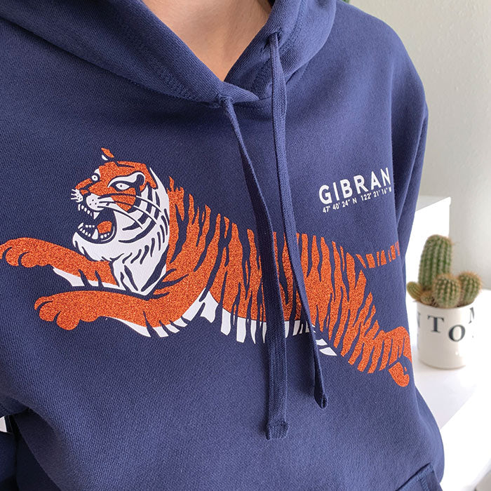 Jumping Tiger Hoodie