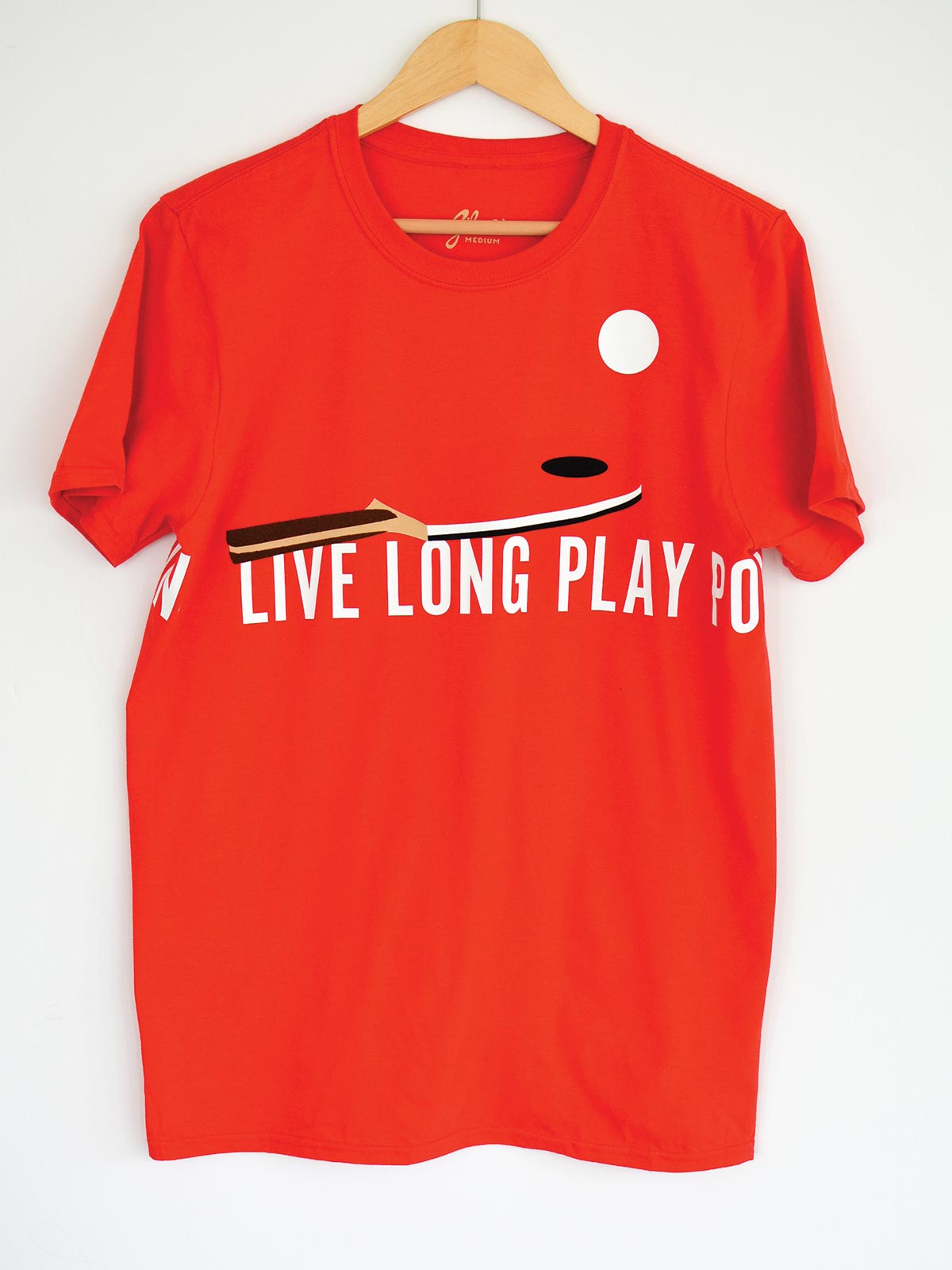 Live Long Play Pong Wrap Around Tee