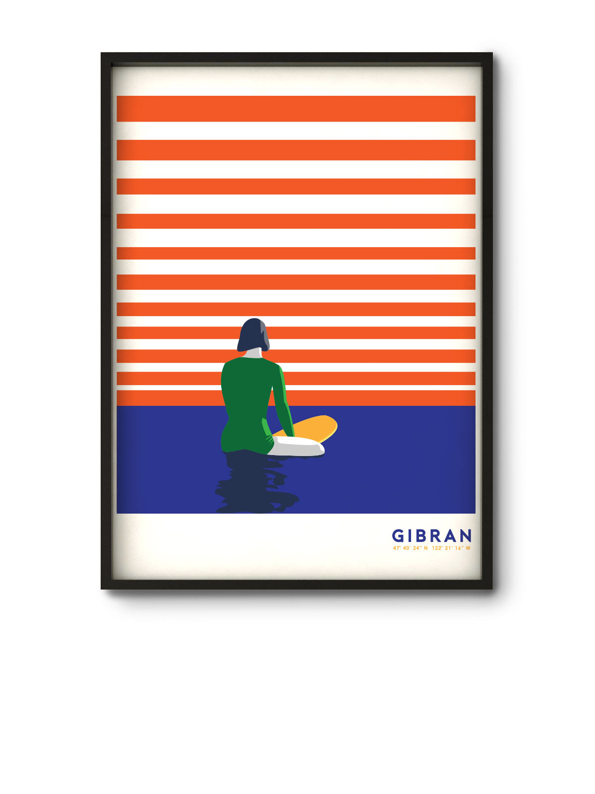 Paddle. Wait. Create. Art Print